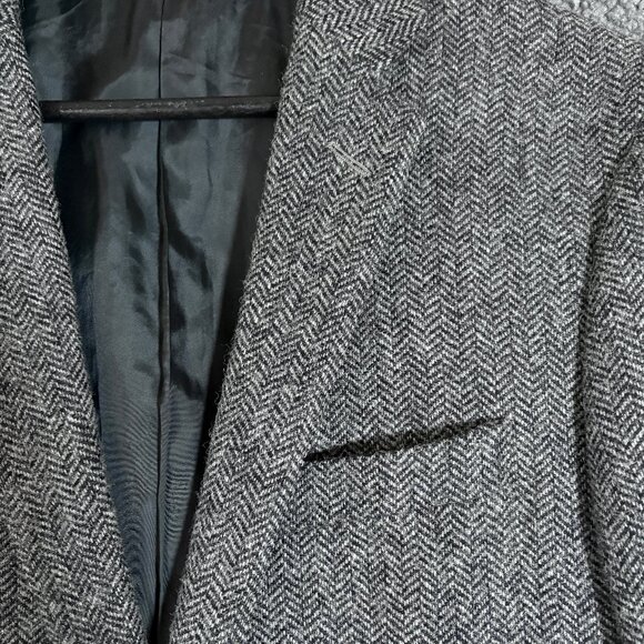 J Crew Ludlow Wool Cotton Herringbone Moon Blazer Sport Coat - Men's Size 38R - Picture 2 of 13